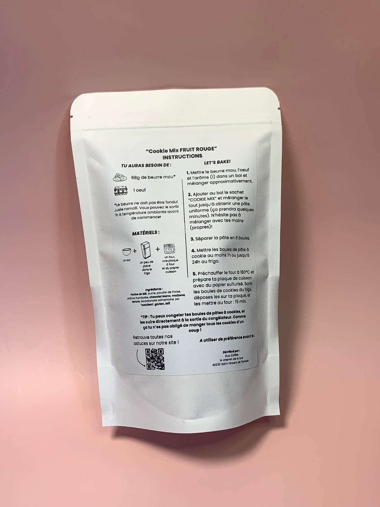 Cookie Mix - FRUIT ROUGE